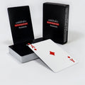 Manufacture Durable Matte Plastic Playing Card Custom Logo Waterproof Poker PVC Card Factory Custom Playing Cards Front and Back