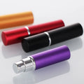 5ml Pocket Size Aluminum Perfume Bottle Glass Perfume Sample Travel Portable Spray Bottle