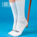 LAMEDA Men's Athletic Sports Gym Socks Casual Outdoor Cycling Breathable Quick Dry Spandex/Polyester/Cotton with Logo Pattern