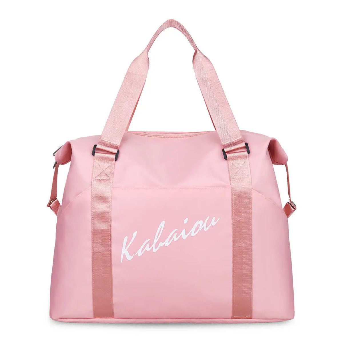 New Arrival Dry Wet Separation Pink Gym Bag Custom Logo Sports Waterproof Oxford Weekend Bag Travel Duffle Bag