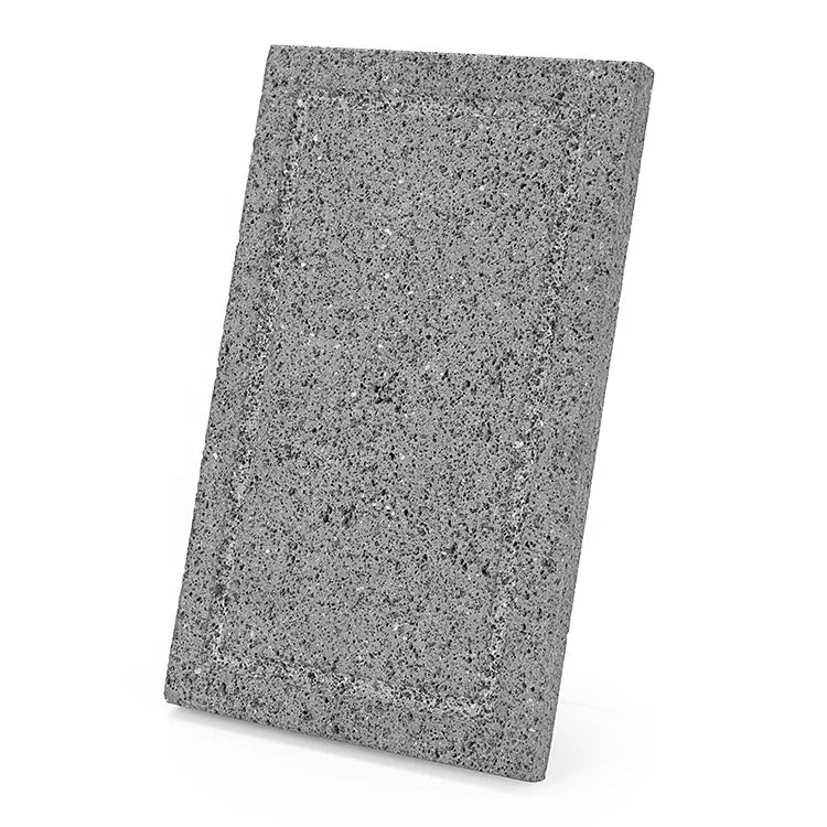 High Grade Lava Steak Grill Stone Custom Heat-Resisting Volcanic Rock Barbecue Board for Home Kitchen Use