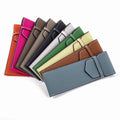 Genuine Leather Pen Case Holder Quick Shipping Custom Logo Multi Pens Pouch Protective Sleeve Cover for Fountain Pens
