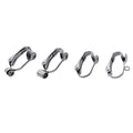 Blank Newest Fashion Jewelry Earrings Ear Clip Without Ear Hole Stainless Steel Gold Earring Findings for Women