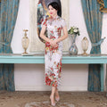 C0177 Chinese Style National Improvement Long Cheongsam Hd Digital Printed Skirt Manufacturers Wholesale
