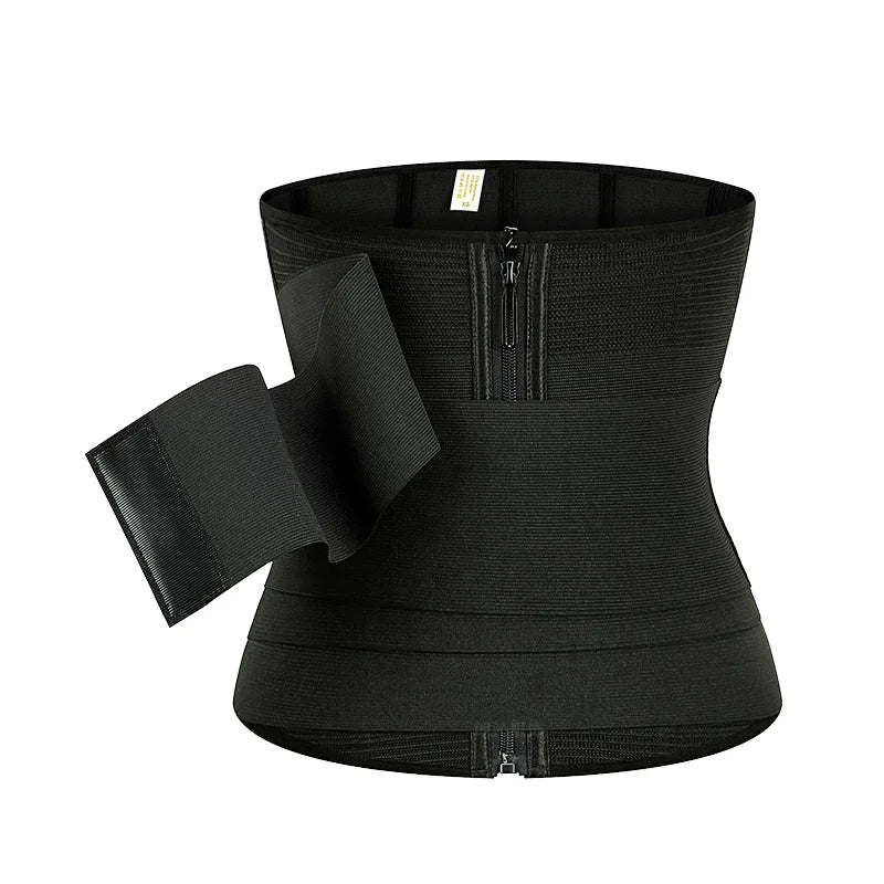 Women's Breathable Waist Trainer Belt Spandex Nylon Material Tummy Trimmer Sweat Simulation Back Support Slim Waist Protection
