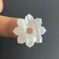 HQ GEMS New Shape MOP 20x20x2mm Size Natural Mother of Pearl Grey Shell