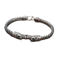 BOCAI S925 Silver Bracelets for Men Women New Double Taps Personalized Woven Charm Bracelets Trendy Gold Gifts for Children