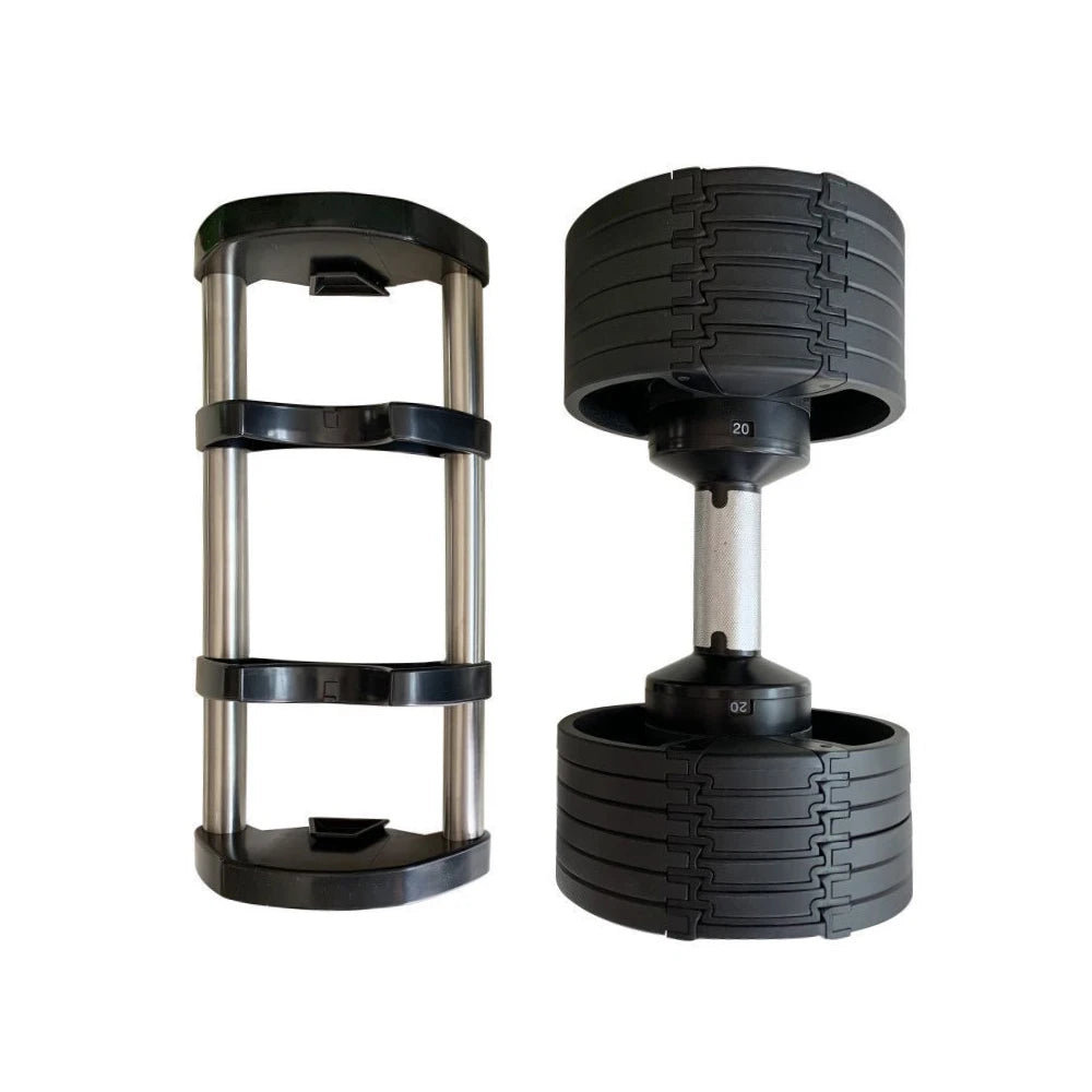Home Fitness Training Adjusting Weight Quick Shift Adjustable Dumbbell Sets