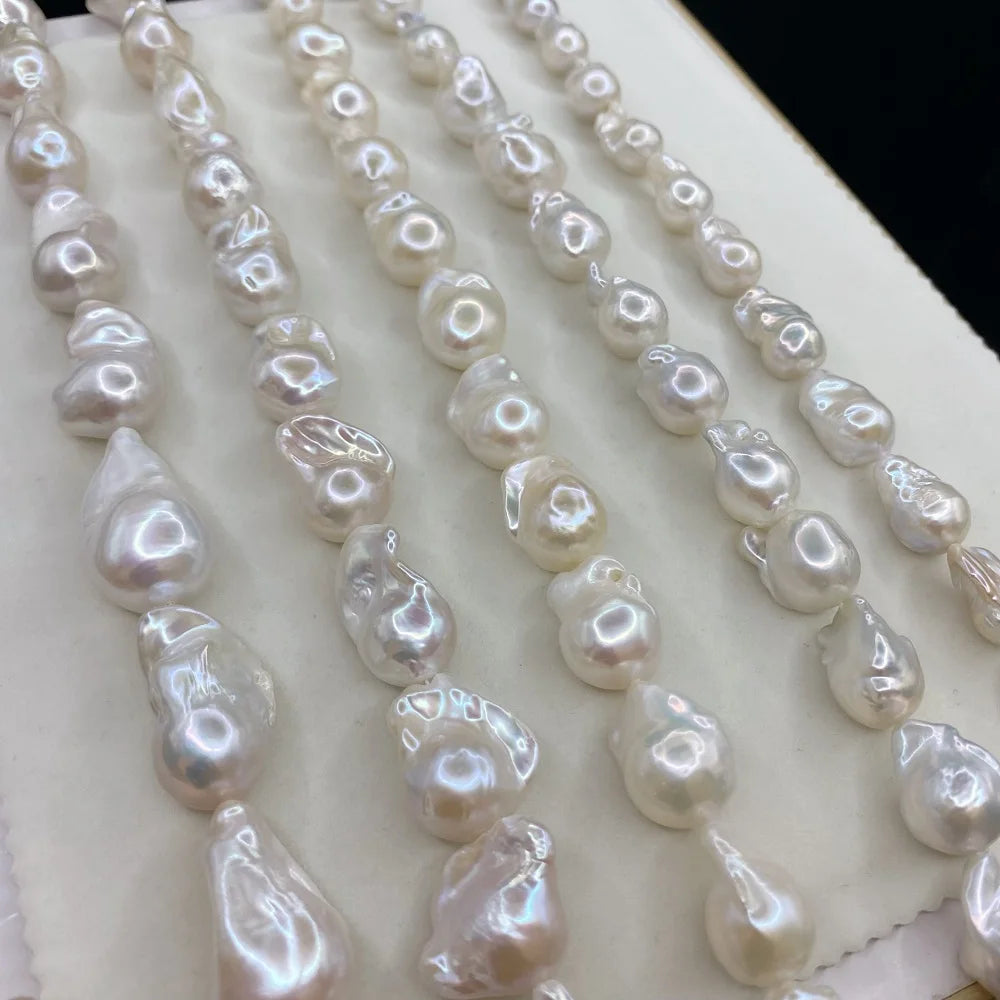 High Quality11-18mm 3A White pink Purple Natural Baroque Pearl Choker Necklace Women Jewelry Freshwater Pearl Chain Necklace