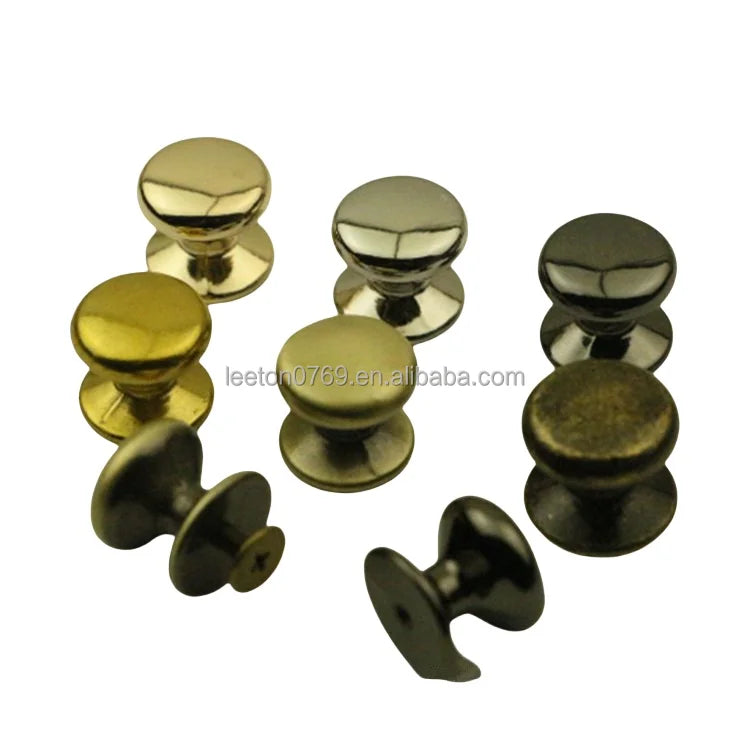 Stock Supply Bag Hardware Accessories 8mm Decorative Mushroom Bag Bottom Stud