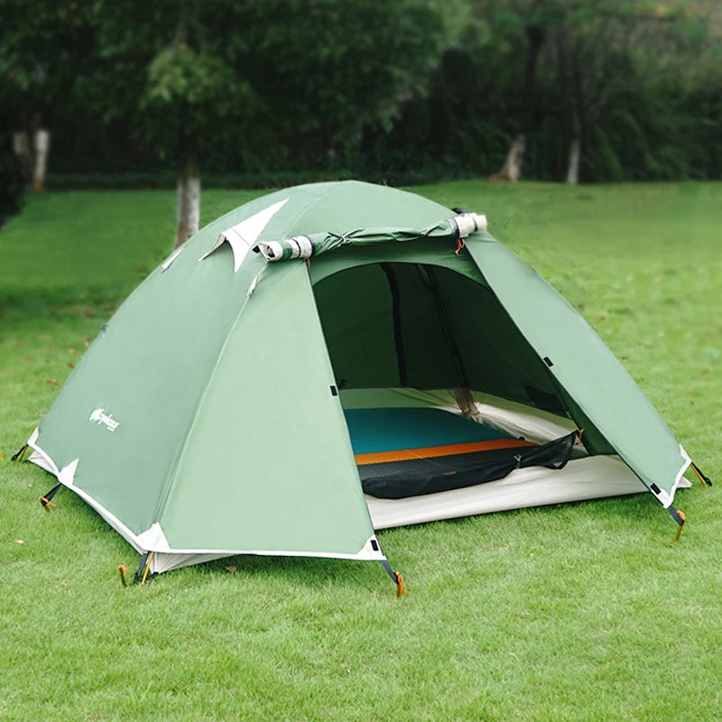 Hot Sell Wholesale Waterproof Large Tent Outdoor Stretch Tent Camping Hiking Mountaineering 2 Layer Camping Tents