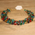 Dainty Crystal Necklaces High-quality Exquisite Multi-layer Beaded Necklace for Women Girls Fine Jewelry Necklace Gift