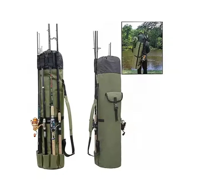 Portable Practical Outdoor Gardening Tool Organizer with Classic Design Includes Fishing Rod Bag for Tool Organization Set