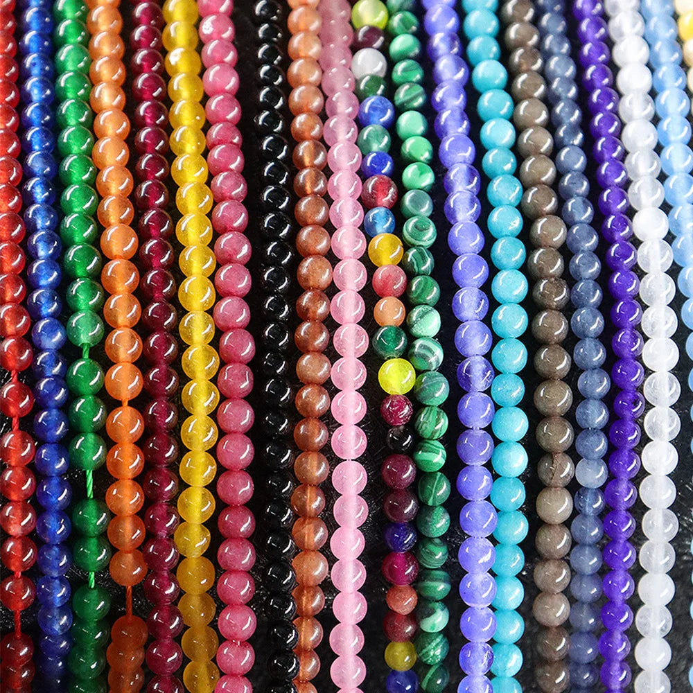 2022 Wholesale Manufacturer Genuine High Quality Natural White Marble Gemstone Stone  Loose Bead 3 mm for Jewelry