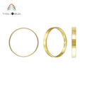 Simple Fashion 14k Gold Filled Simple Band Ring for Women