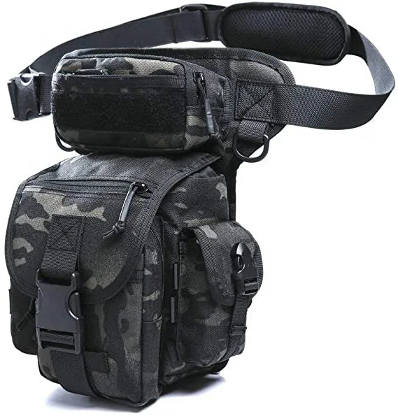 Multifunctional Tactical Sling Waist Leg Bag Walking Men's Waist Bag Thigh Leg Bag