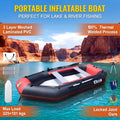 270 cm 8.86 ft Solar Marine 4 Person PVC Portable Rowing Kayak Fishing Inflatable Boat Optional Canopy and Outboard Motor