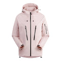 Unisex Quality Outdoor Waterproof Hardshell Jacket Zipper Closure Rainproof Hood Casual Loose Style High Performance Hiking Wear