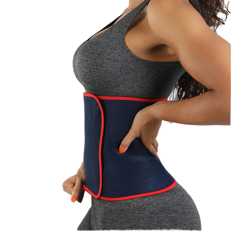 JINGBA Adjustable Custom Design Sports Gym Lower Back Lumbar Waist Support Waist Trimmer Belt Slim Sweat Weight Loss Belt
