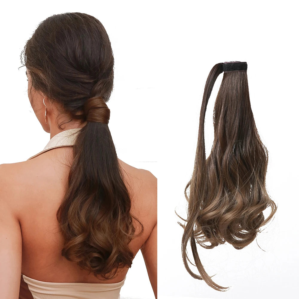 OME OMD Synthetic Hair Ponytail Extended Ponytail Wig Drawstring Ponytail Suitable Curly