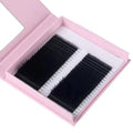 Lash Extension Kits Custom logo Silk 12/16/20/60 Rows Individual Eyelash Extensions Trays Best Quality Dark and Fluffy