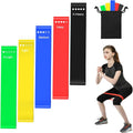 Libenli China Supplier Outdoor Sports Exercise Fitness Gym Color Coded Different Levels Rubber Resistance Bands Loop Set