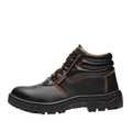 Hot-selling Wholesale Leather Steel Toe Anti-puncture Industrial Working Safety Shoes for Men  and Women