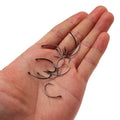 20pcs Non-barb Barbless Circle Carp Fishing Hooks 16#-6# Single Hook Barbless Circle Hooks