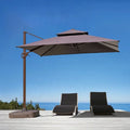 Outdoor Furniture Umbrella & Bases Large Cantilever square Parasol 3m Garden Cheap Parasol Sun Patio Umbrellas