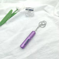 8ml Aluminum Keychain Essential Oil & Perfume Bottle Tube Travel Refillable Pump Sprayer Plastic Collar Multi Color Hot Sale