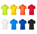 Customized Men's for Polo Shirt Large Size 165g Quick-Drying Sweat-Absorbent Short-Sleeved Work Clothes Solid Pattern Knitted