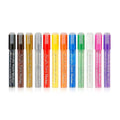 12-Piece Permanent Colored Acrylic Art Markers & Pens Set for Painting and Art Design