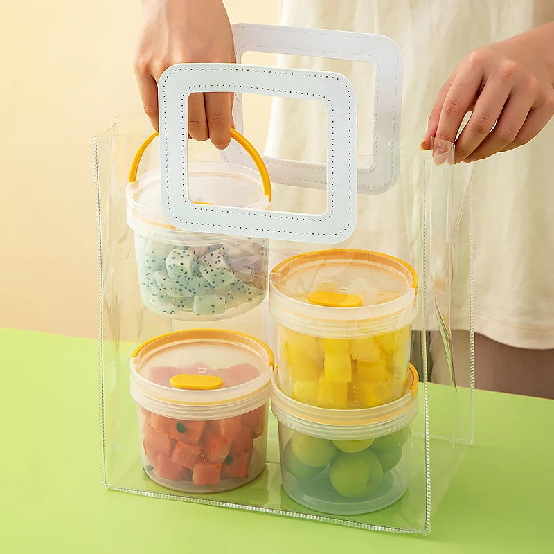 480ML Kitchen Sealed Cans Food Grade Milk Powder Moisture-proof Cans Plastic Storage Jars Storage Boxes