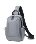 2024 Shoulder Bag Fashion Waterproof One Shoulder Sling Bag Travel Daily Commuting Large Capacity Chest Bag for Men