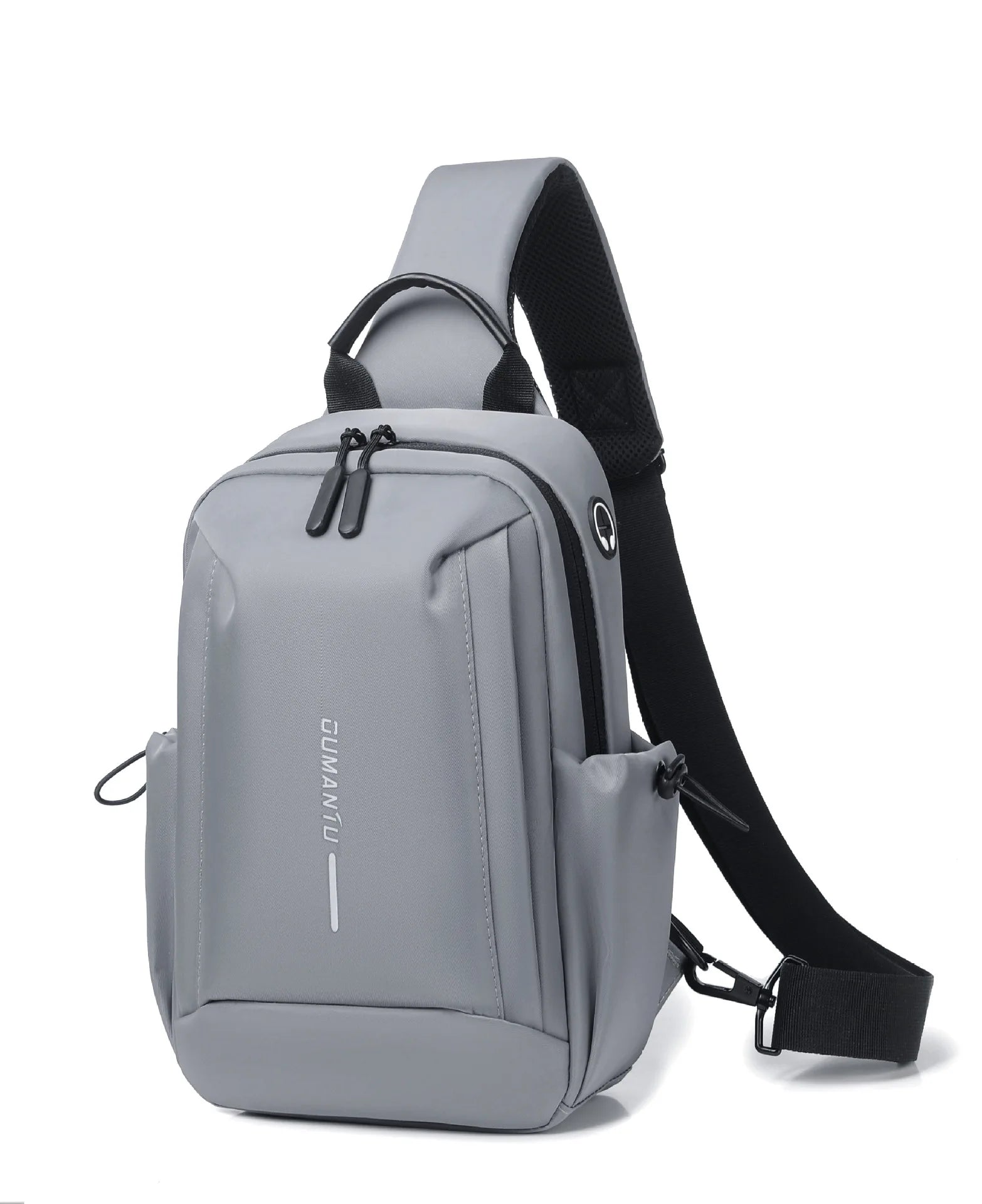 2024 Shoulder Bag Fashion Waterproof One Shoulder Sling Bag Travel Daily Commuting Large Capacity Chest Bag for Men