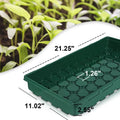 Microgreen Hydroponics Trays Paddy Seedling Starting 1020 Plant Hard Plastic Germination Seedling Tray