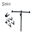 Selco Adjustable Carp Fishing Rod Pod Retractable Carp Fishing Rod Pod Stand Holder Fishing Pole Pod Stand