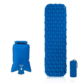 WOQI New Style Customized Compact Lightweight Folding Sleeping Mat with Built-in Pump Pillow