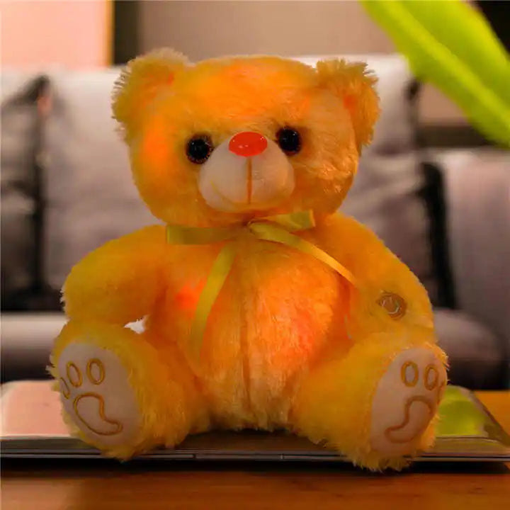 Chromatic Sitting Light up Teddy Bear Plush Toy Stuffed Animal Led Teddy Bear for Children