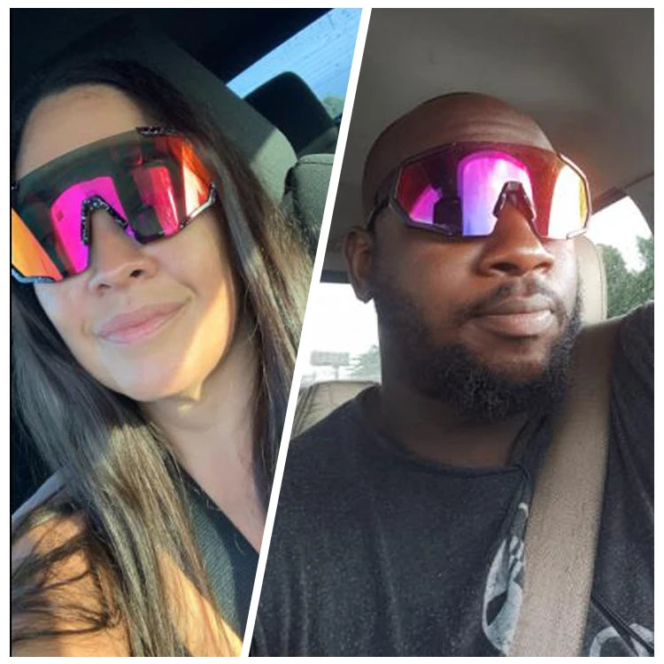 Customized Wholesale Lentes Ciclismo Bike Cycle Side Shield Bicycle Shades Men Polarized Bicycle Glasses Cycling Sunglasses