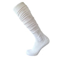 Wholesale Custom Autumn Youth Children American Football Slouch Knee High Compression Sport Scrunch Socks