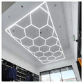 2.4*4.8M Aluminum Hexagonal Honeycomb Led Pendant 220V Light Auto Garage Light Hex Work for Honeycomb Ceiling Detailing Light