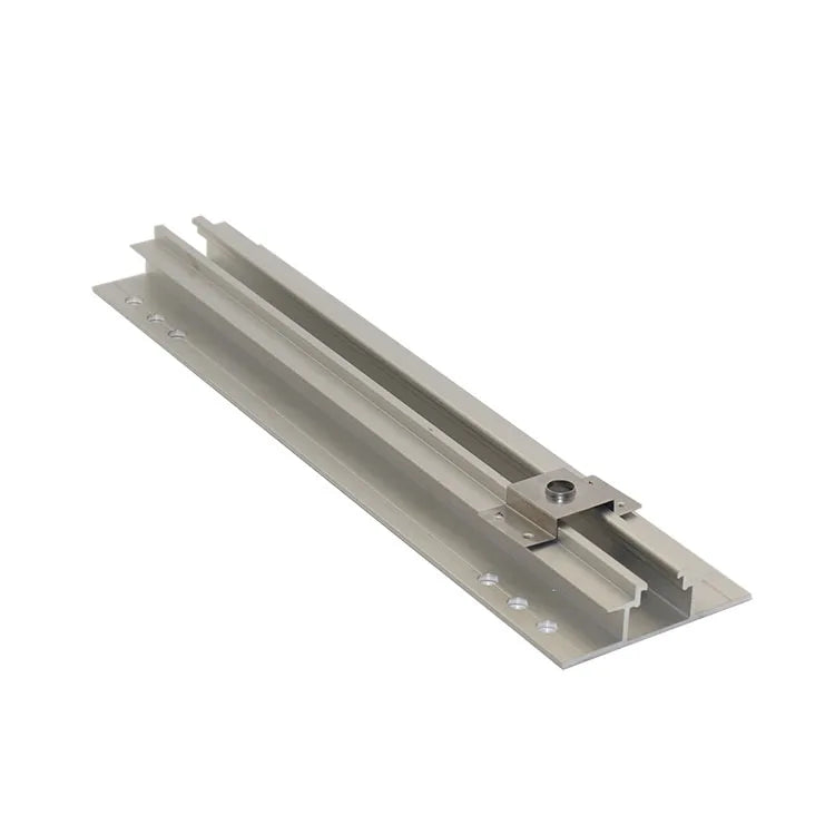 AL6005-T5 Factory Price Mini Aluminum Rail Solar Mounting System Roof Mount PV Rack with High Quality Solar Rails ISO/CE Certifi
