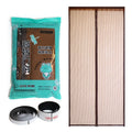 Automatic Closing Black Magnetic Bug Screen Door Window Soft Anti-Insect Mosquito Fly Screen Curtain Made Durable Nylon Netting