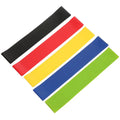 CW RSB002 Custom TPE Nature Latex Loop Bands Set Resistance Band 5pcs Kit Yoga Exercise Bands for Home Fitness