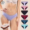 4 Layers Colorful Full Protection Reusable Washable 4 Layers Briefs Leak-proof Underwear Menstrual Period Panties