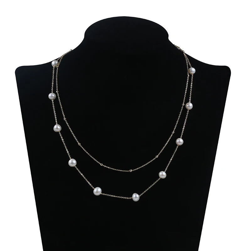 ZHUJI New Arrival Charms Womens' Freshwater Pearl Necklace