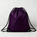 Custom Folding Polyester Drawstring Backpack Bag for Sports Gym Bag