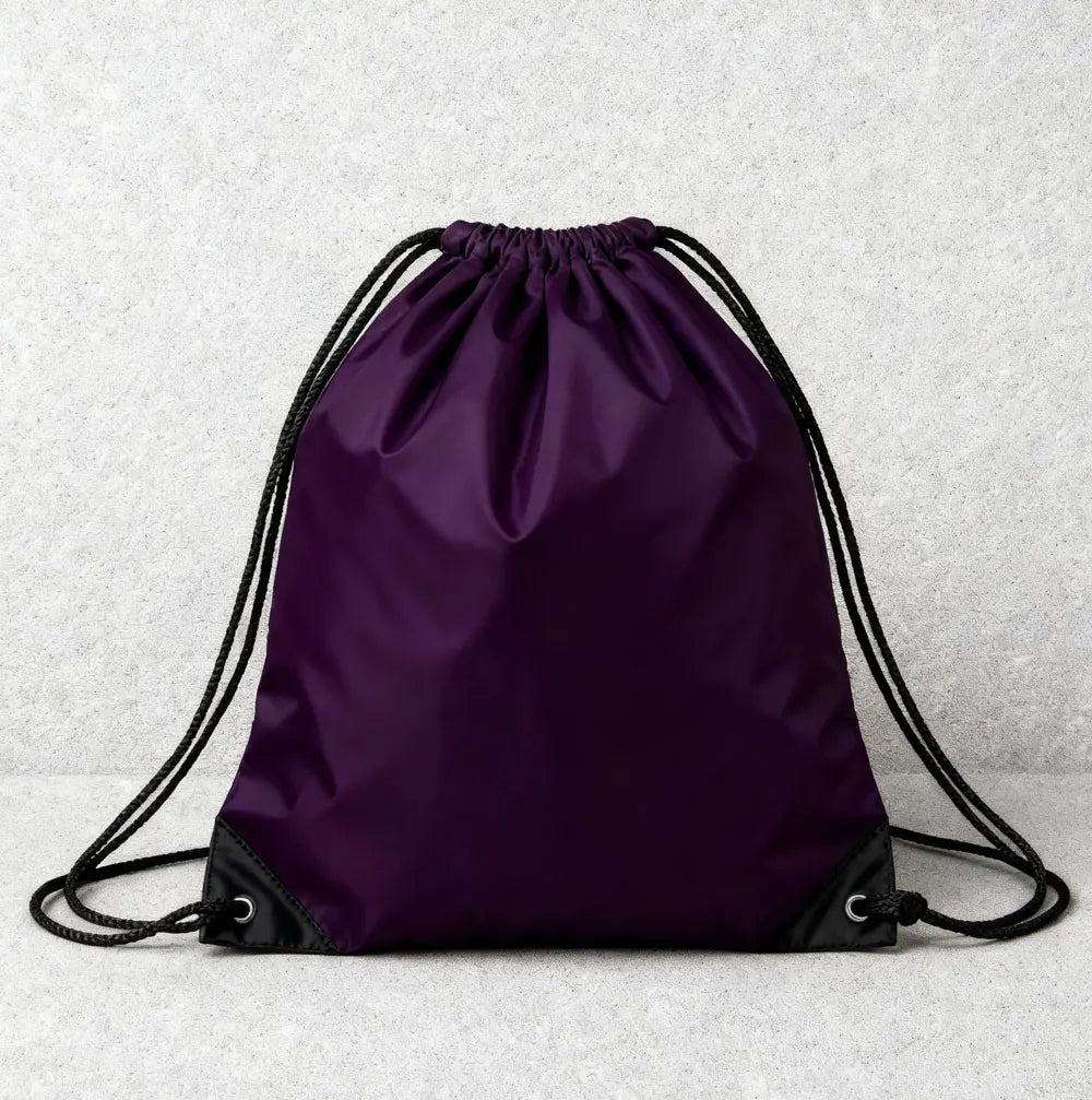 Custom Folding Polyester Drawstring Backpack Bag for Sports Gym Bag