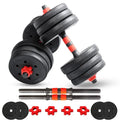 30kg Gym Fitness Equipment Adjustable Dumbbell Set cement Rubber Dumbbell with Factory Cheapest Price